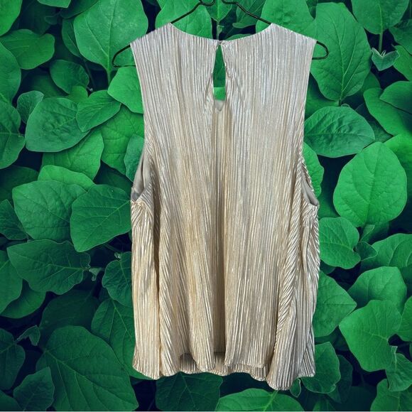 A New Day Gold Sleeveless Blouse - Picture 2 of 5